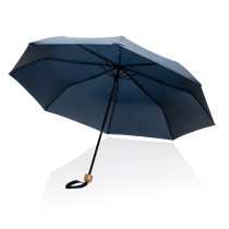 Mały bambusowy parasol 20.5" Impact AWARE rPET z logo firmy w LazyStore!
