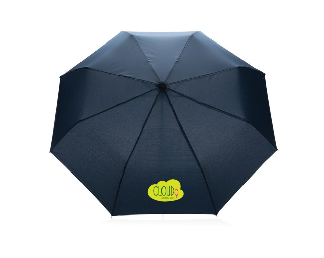 Mały bambusowy parasol 20.5" Impact AWARE rPET z logo firmy w LazyStore!