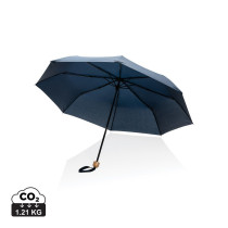 Mały bambusowy parasol 20.5" Impact AWARE rPET z logo firmy w LazyStore!