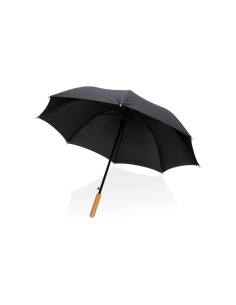 Bambusowy parasol automatyczny 23" Impact AWARE rPET z logo firmy w LazyStore!