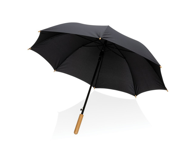 Bambusowy parasol automatyczny 23" Impact AWARE rPET z logo firmy w LazyStore!
