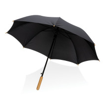Bambusowy parasol automatyczny 23" Impact AWARE rPET z logo firmy w LazyStore!