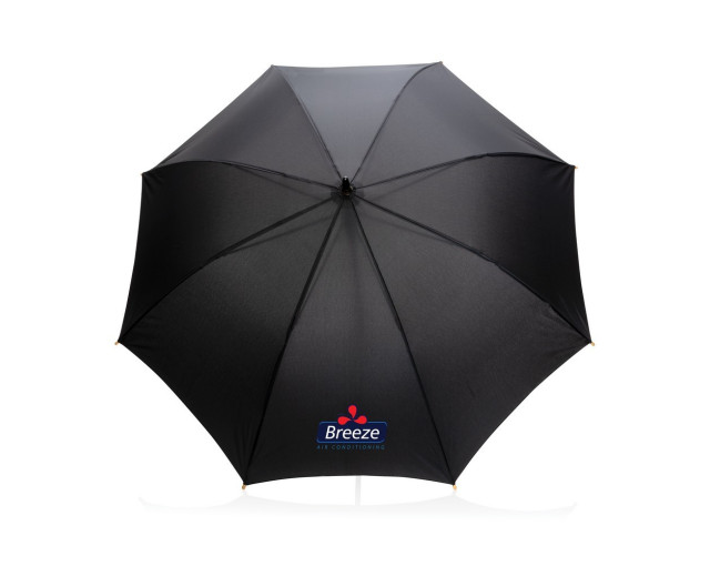 Bambusowy parasol automatyczny 23" Impact AWARE rPET z logo firmy w LazyStore!