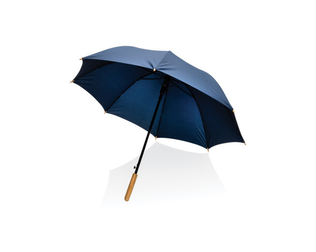 Bambusowy parasol automatyczny 23" Impact AWARE rPET z logo firmy w LazyStore!