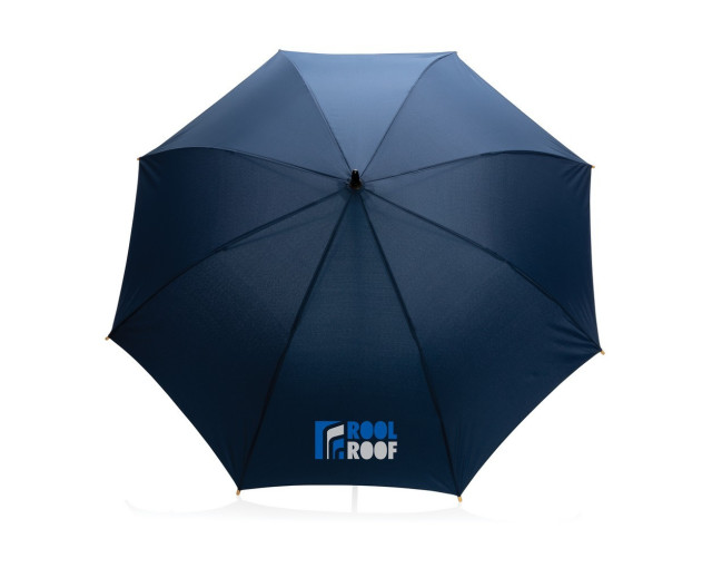 Bambusowy parasol automatyczny 23" Impact AWARE rPET z logo firmy w LazyStore!