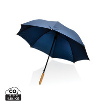 Bambusowy parasol automatyczny 23" Impact AWARE rPET z logo firmy w LazyStore!