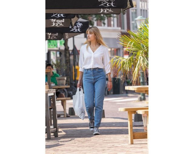 Składana torba na zakupy AWARE™ RPET z logo firmy w LazyStore!