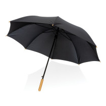 Bambusowy parasol automatyczny 27" Impact AWARE rPET z logo firmy w LazyStore!