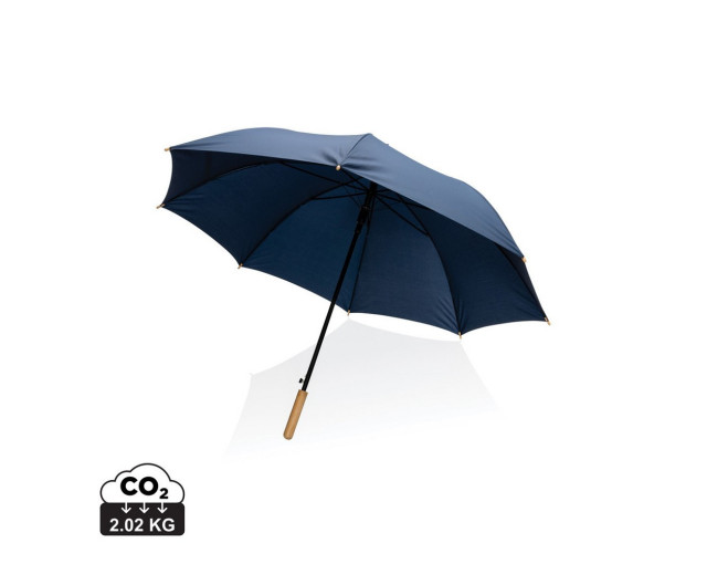 Bambusowy parasol automatyczny 27" Impact AWARE rPET z logo firmy w LazyStore!