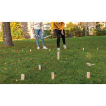 Zestaw do gry Kubb z logo firmy w LazyStore!