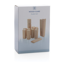 Zestaw do gry Kubb z logo firmy w LazyStore!