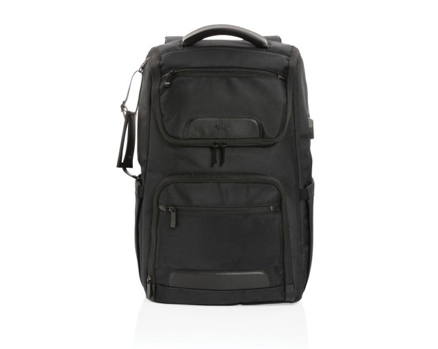 Plecak na laptopa Swiss Peak 15.6", ochrona RFID z logo firmy w LazyStore!