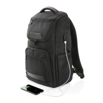 Plecak na laptopa Swiss Peak 15.6", ochrona RFID z logo firmy w LazyStore!