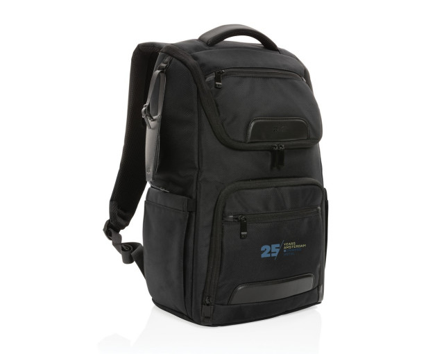 Plecak na laptopa Swiss Peak 15.6", ochrona RFID z logo firmy w LazyStore!