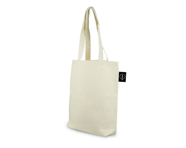 Torba bawełniana na zakupy B'RIGHT z logo firmy w LazyStore!