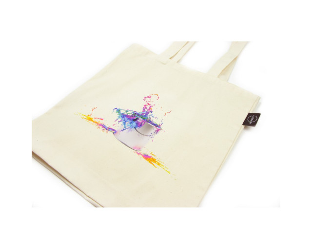 Torba bawełniana na zakupy B'RIGHT z logo firmy w LazyStore!