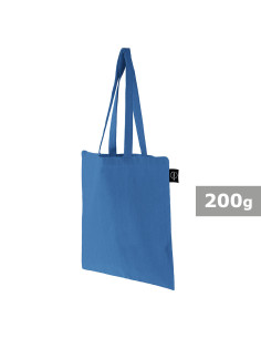 Torba z bawełny z recyklingu na zakupy B'RIGHT z logo firmy w LazyStore!