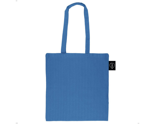 Torba z bawełny z recyklingu na zakupy B'RIGHT z logo firmy w LazyStore!