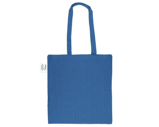 Torba z bawełny z recyklingu na zakupy B'RIGHT z logo firmy w LazyStore!