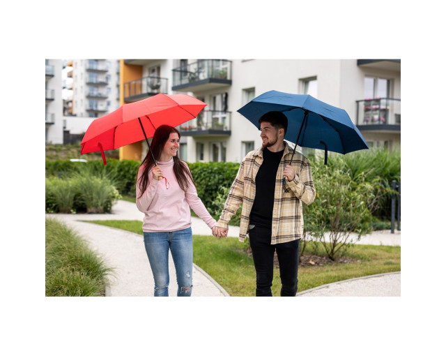 Parasol automatyczny RPET z logo firmy w LazyStore!