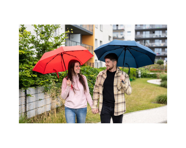 Parasol automatyczny RPET z logo firmy w LazyStore!