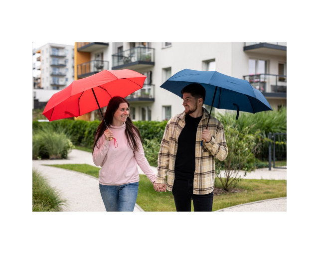Parasol automatyczny RPET z logo firmy w LazyStore!