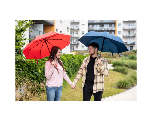 Parasol automatyczny RPET z logo firmy w LazyStore!