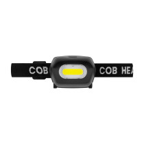 Latarka na głowę ze światłem COB z logo firmy w LazyStore!