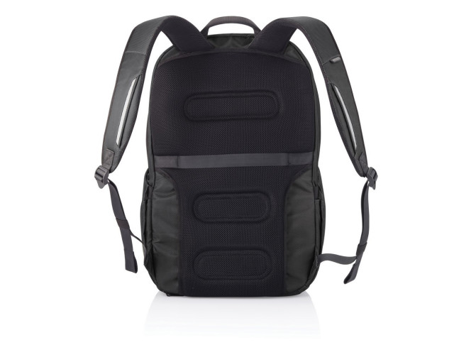 Bobby Explore plecak chroniący przed kieszonkowcami z logo firmy w LazyStore!