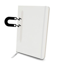 Magnetyczny notatnik A5 z logo firmy w LazyStore!