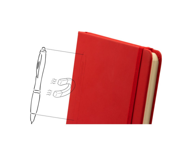 Magnetyczny notatnik A5 z logo firmy w LazyStore!