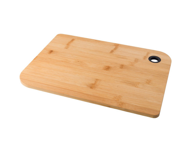 Bambusowa deska do krojenia z logo firmy w LazyStore!
