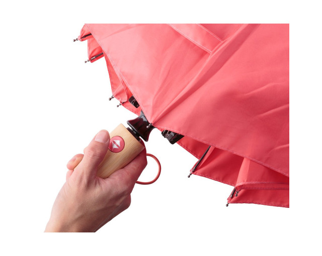 Parasol automatyczny RPET, składany z logo firmy w LazyStore!