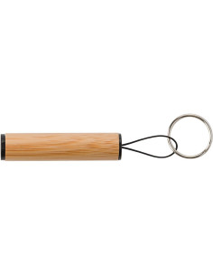Bambusowa mini latarka, brelok do kluczy z logo firmy w LazyStore! 2