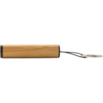 Bambusowa mini latarka, brelok do kluczy z logo firmy w LazyStore!