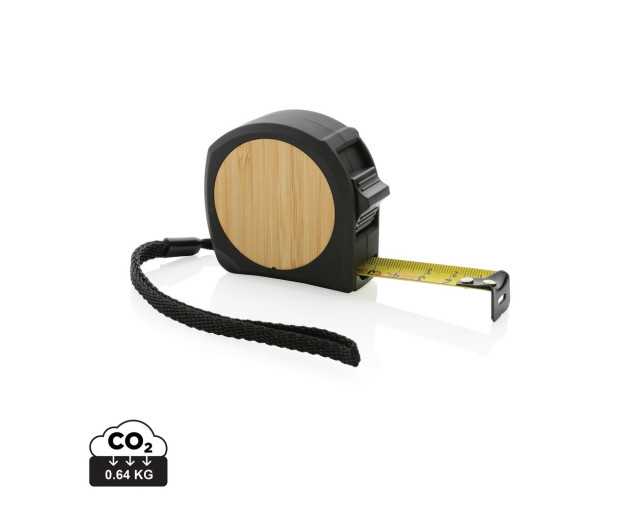 Bambusowa miara 5m, RABS z logo firmy w LazyStore!