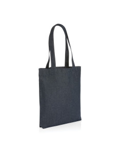 Torba na zakupy Impact AWARE™, dżins z recyklingu z logo firmy w LazyStore!