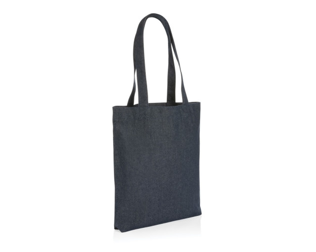 Torba na zakupy Impact AWARE™, dżins z recyklingu z logo firmy w LazyStore!