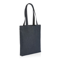 Torba na zakupy Impact AWARE™, dżins z recyklingu z logo firmy w LazyStore!