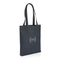 Torba na zakupy Impact AWARE™, dżins z recyklingu z logo firmy w LazyStore!