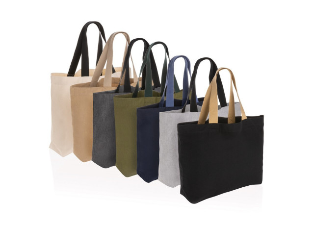 Torba na zakupy Impact AWARE™, bawełna z recyklingu z logo firmy w LazyStore!