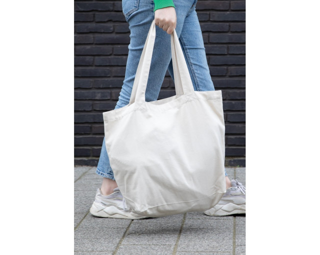 Torba na zakupy Impact AWARE™, bawełna z recyklingu z logo firmy w LazyStore!