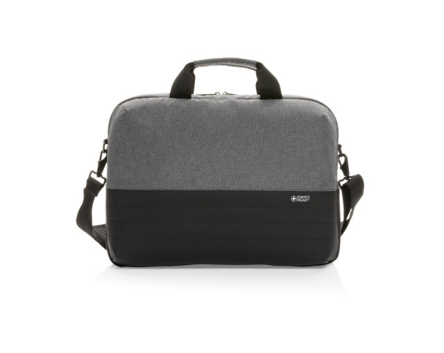 Torba na laptopa 15,6" Swiss Peak AWARE™, ochrona RFID z logo firmy w LazyStore!