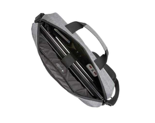 Torba na laptopa 15,6" Swiss Peak AWARE™, ochrona RFID z logo firmy w LazyStore!