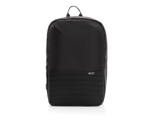 Plecak chroniący przed kieszonkowcami Swiss Peak AWARE™ RPET z logo firmy w LazyStore!