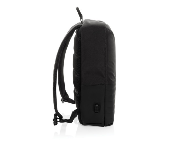 Plecak chroniący przed kieszonkowcami Swiss Peak AWARE™ RPET z logo firmy w LazyStore!