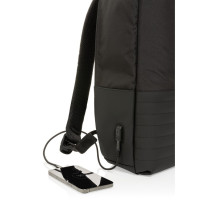 Plecak chroniący przed kieszonkowcami Swiss Peak AWARE™ RPET z logo firmy w LazyStore!