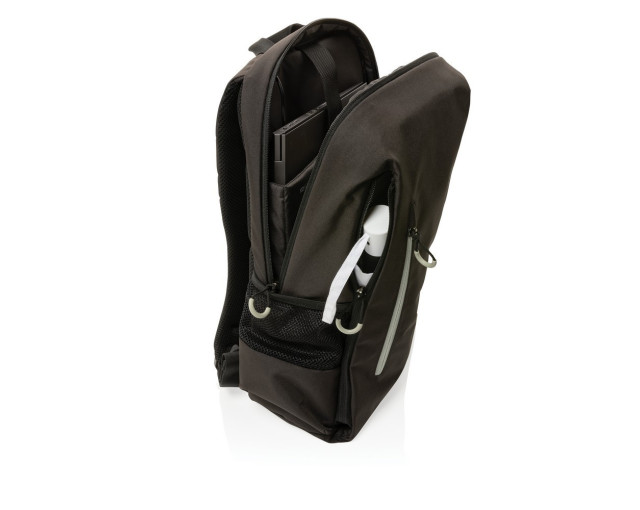 Plecak na laptopa 15,6" Swiss Peak Lima Impact AWARE™, ochrona RFID z logo firmy w LazyStore!