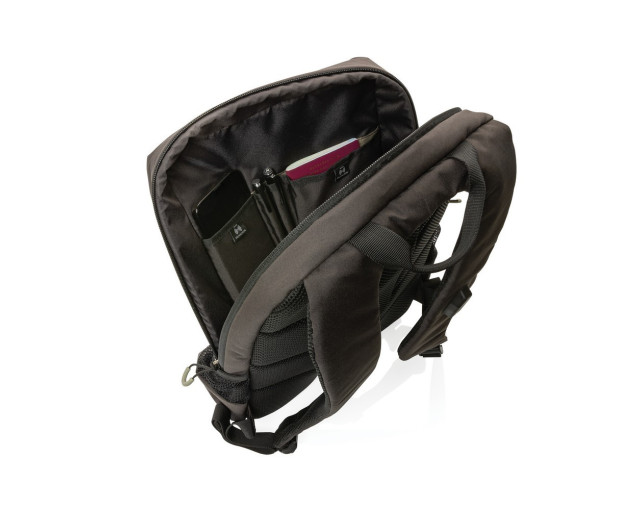 Plecak na laptopa 15,6" Swiss Peak Lima Impact AWARE™, ochrona RFID z logo firmy w LazyStore!