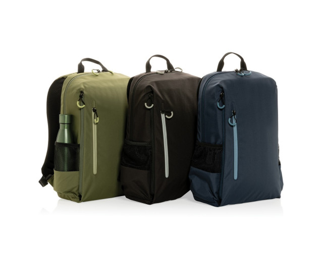 Plecak na laptopa 15,6" Swiss Peak Lima Impact AWARE™, ochrona RFID z logo firmy w LazyStore!